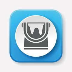 Poster - paint bucket icon