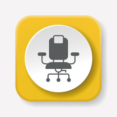 Canvas Print - chair icon