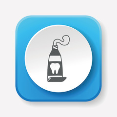 Poster - Toothpaste icon