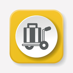 Poster - luggage icon