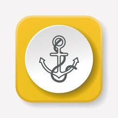 Canvas Print - Anchor icon