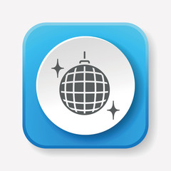 Sticker - party ball icon