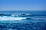 Fototapeta Morze - Jandia surf beach waves in Fuerteventura