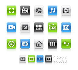 Wall Mural - web and mobile icons 5 -- clean series