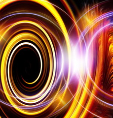 Aufkleber - Abstract background and color circle effect, color background.