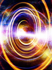 Poster - Abstract background and color circle effect, color background.