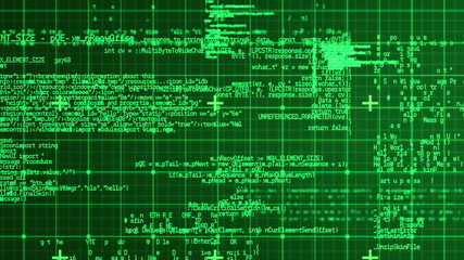 Poster - Digital animation of matrix