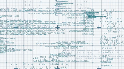 Aufkleber - Digital animation of matrix