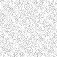 Leinwandbilder - Abstract grid pattern with distorted squares of lines. Abstract