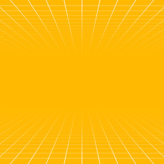 Aufkleber - Fading and vanishing grid, mesh 3d abstract background