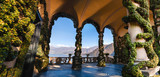 Fototapeta  - The park of Villa Balbianello in Lenno, Lake Como, Italy