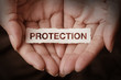 Protection text on hand