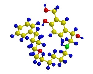 Wall Mural - Salmeterol - molecular structure