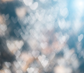 Valentine 's Day bokeh background