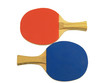 Zwei  Tischtennisschläger