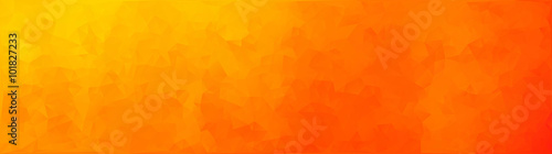 Cuadros en Lienzo vector illustration - orange abstract mosaic triangle banner