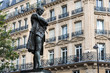 Statue of Pierre-Augustin Caron de Beaumarchais by Louis Clausade (1895), in the 4th arrondissement of Paris