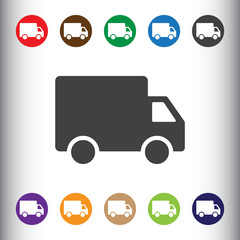 Wall Mural - Truck, delivery, shipping icon