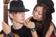 © Stanislav Komogorov - Portrait young musicians with guitar