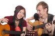 © Stanislav Komogorov - Portrait of diverse young couple music