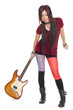 © Stanislav Komogorov - Beautiful Asian girl with electric guitar
