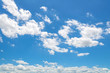 Blue sky with clouds nature for background
