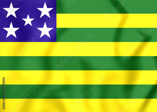 Flag of Goias State, Brazil. Stock Illustration | Adobe Stock