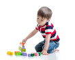 © Oksana Kuzmina - child boy playing block toys