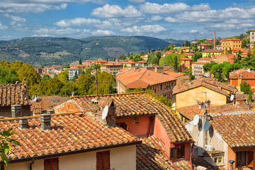 Beautiful view of the ancient city of Perugia. Umbria, Italy