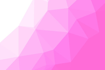 pink geometric rumpled triangular low poly origami style gradien