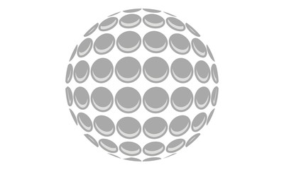 Wall Mural - Golf Ball Vector