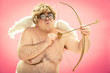 Love is blind cupid portrait for valentine day