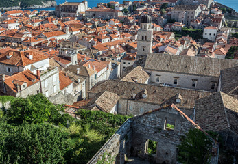 Poster - Franciscan Church and Monastery seen from Walls of Dubrovnik, Croatia