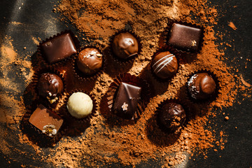 Canvas Print - chocolate sweets