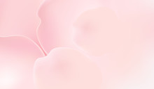 Pink Rose Petals In Soft Color. Blur Style Vector Background