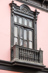 Wall Mural - wooden balcony and a window