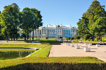 Catherine Park And Palace In Tsarskoe Selo, St Petersburg, Russia