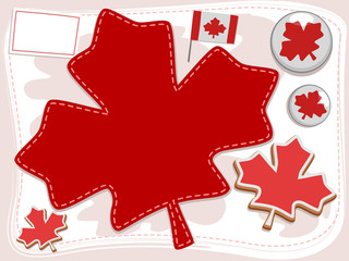 Poster - Canada Day Design Elements