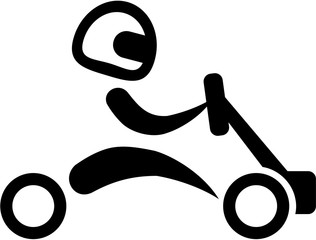 Sticker - Karting icon