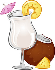 Poster - Drinks Pina Colada