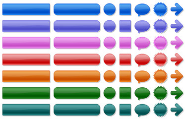 Color web buttons