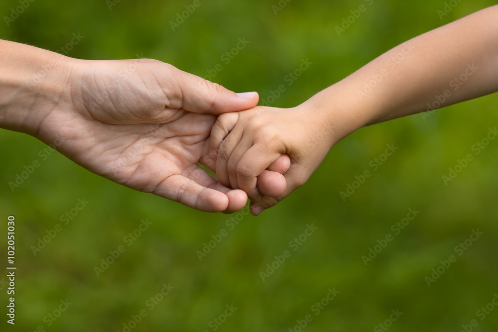 adult holding a hand of child, closeup Stock Photo | Adobe Stock