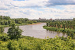 River Dnieper flows through the city of Mogilev
