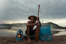 Asia,Fisherman