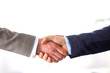 © lenetsnikolai - Business handshake. Two businessman shaking hands with each other in the office