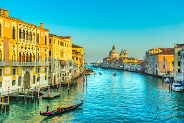 Wall Mural - Grand Canal and Basilica Santa Maria della Salute, Venice, Italy