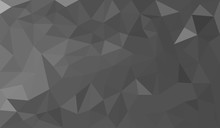 Grey Abstract Geometric Triangular Polygon Style Illustration Graphic Background