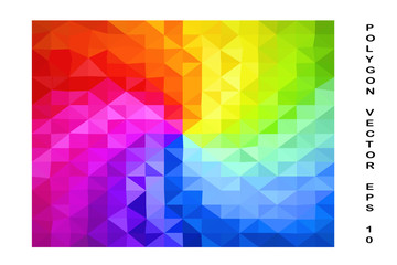 Wall Mural - POLYGON ABSTRACT BACKGROUND VECTOR