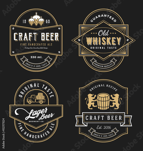 Vintage Frame Design For Labels Banner Sticker And Other Design