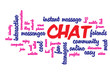 © Vector Art Design - Tag cloud chat communication messenger interactive 010